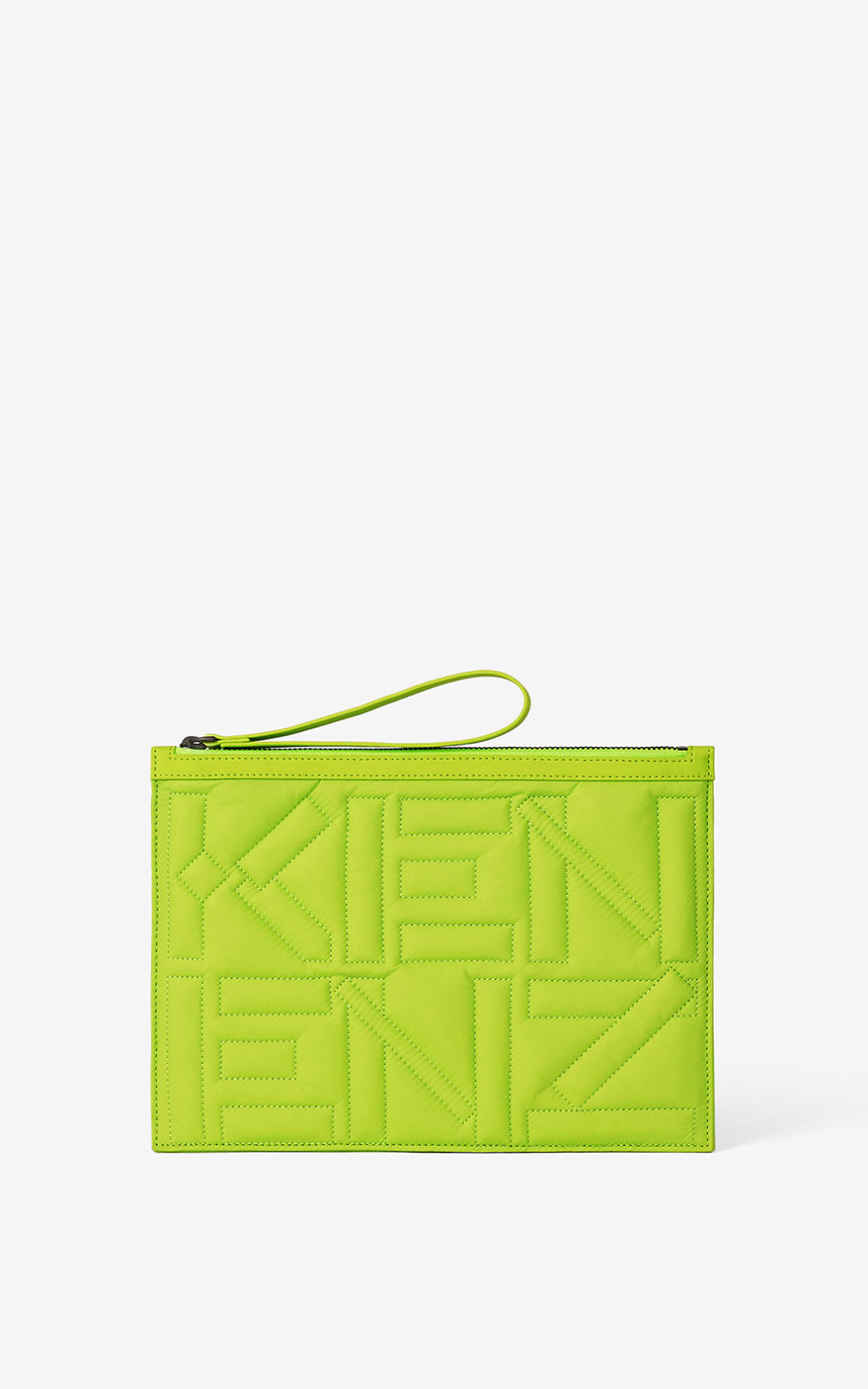 Kenzo Arctic nylon Clutch Hombre Verde Claro | 9528713-RH